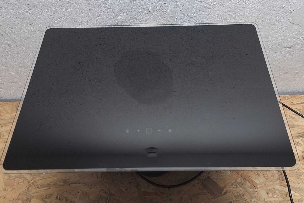 Okap 2w1 kuchenny 60cm ze SZKŁA hartowanego  dotyk LED