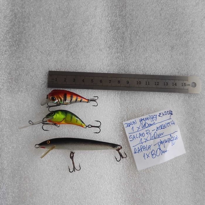 Woblery pakiet nr. 64 Rapala-Salmo-Jaxon