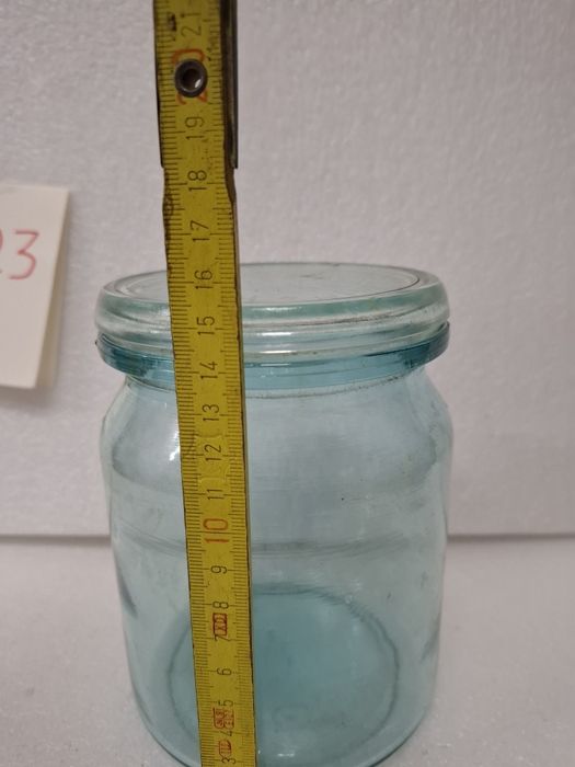 Słoik wek  szafirowy Pieńsk prl