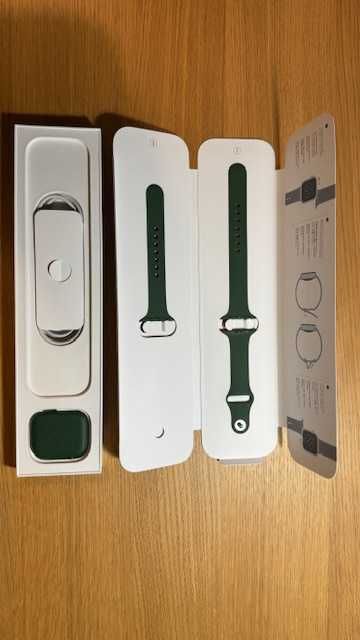 Apple Watch 7 LTE GPS Celluar green aluminium and ceramic case 45mm