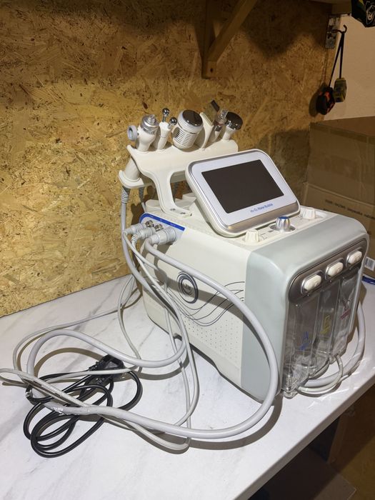 urzedzenie Kombajn kosmetyczny 6w1 – USZKODZONE Oczyszczanie wodorowe H2-O2, peeling, RF