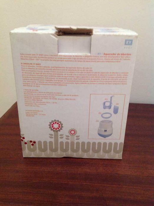 Aquecedor de biberons, elétrico, com pouco uso. COMPLETO