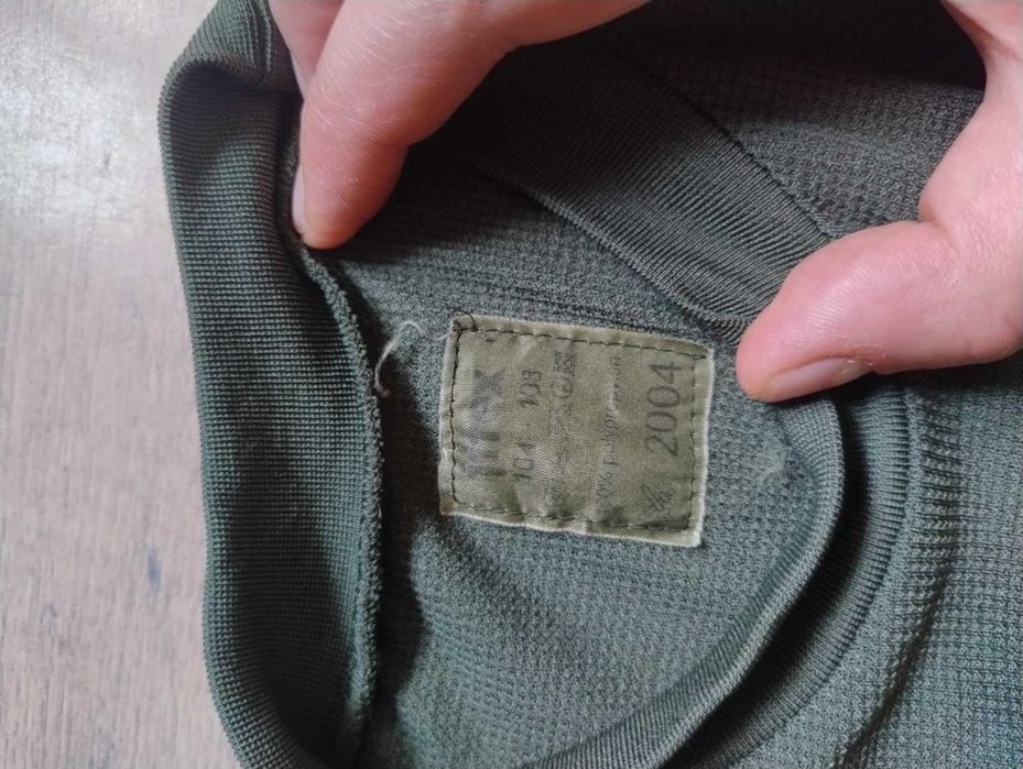 Koszulka termoaktywna z długim rękawem czeska demobil surplus