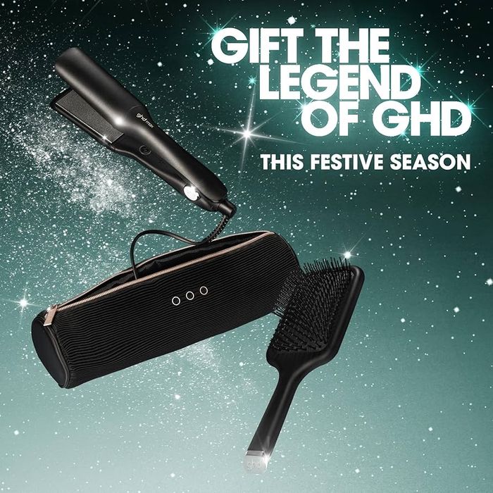 Ghd max Великобританія  лімітка подарочний набір утюжок з широкими пластинами праска для волосся з чехлом та щіткою для волосся