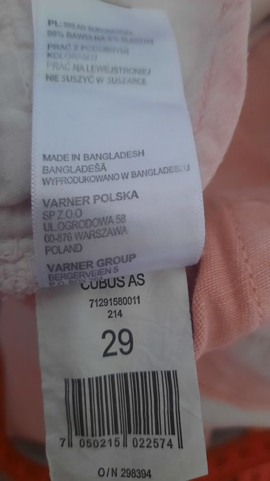 Spodnie jeans Cubus W29