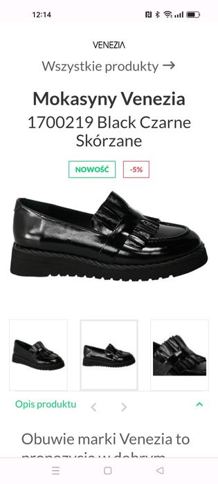 Mokasyny damskie Venezia