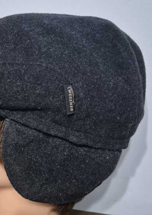 WEGENER roz. 59 kaszkiet męski wełna + kaszmir