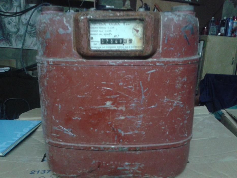Contador da gas antigo