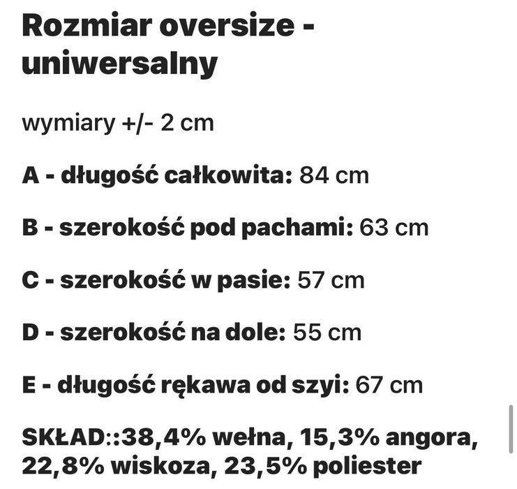 Płaszcz angora i welna
