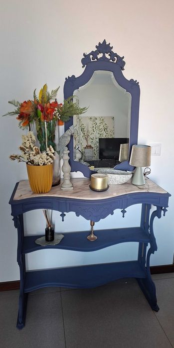 Consola tampo marmore