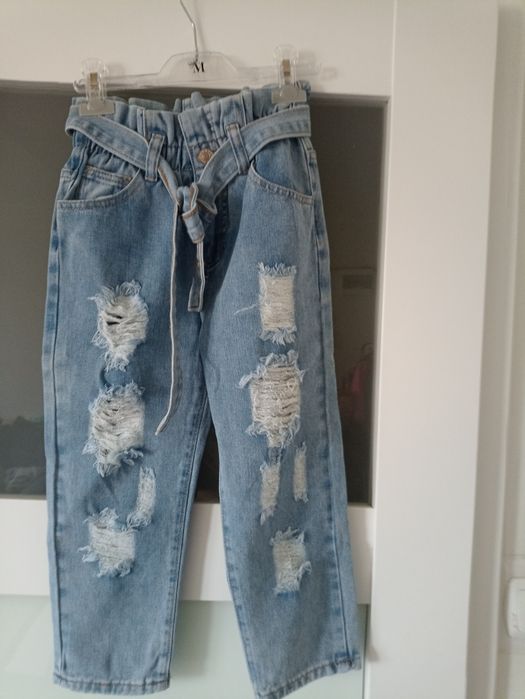 Spodnie jeans rozm 116/122