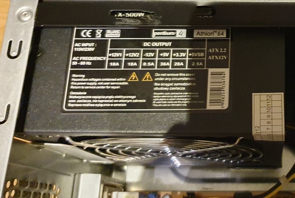 Komputer Asus P5B, intel core2