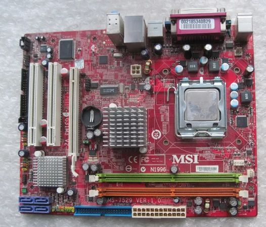 материнская плата на 2-4 ядерные  сокет 775 (со видео и звуком и без