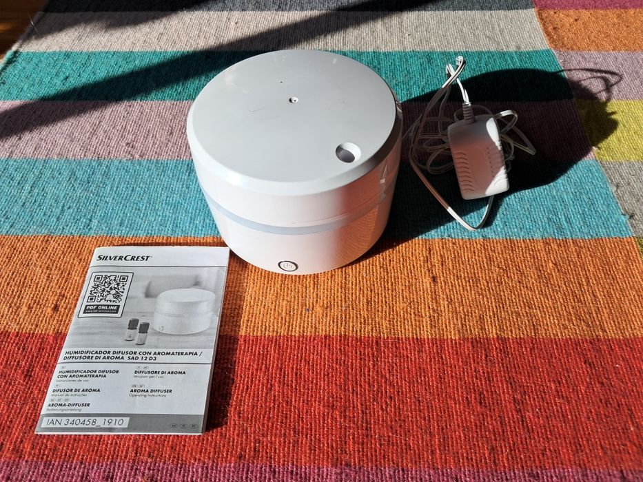 Humidificador difusor com Aromaterapia Silvercrest