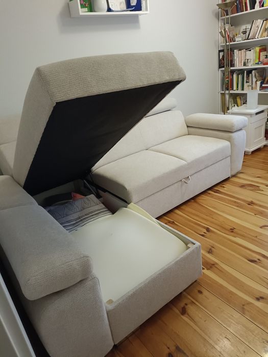 Narożnik z funkcją spania