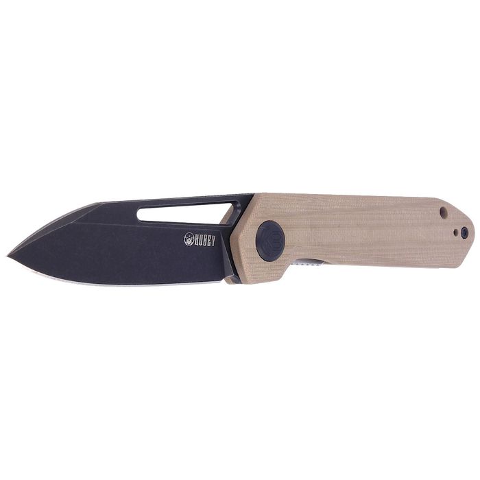 Nóż składany Kubey Royal Tan G10, Dark Stonewashed D2 by (KU321E)