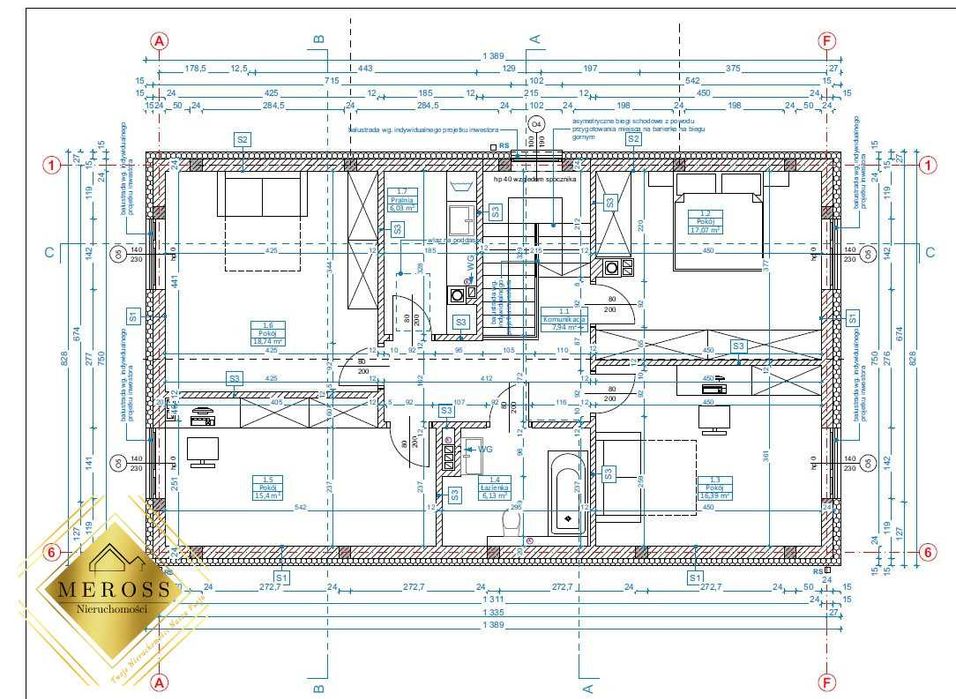 Dom stan surowy otwarty