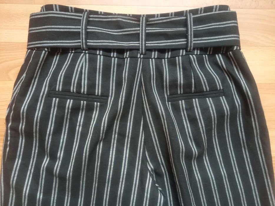 Классные брюки-кюлоты с поясом New Look р.34 (XS)