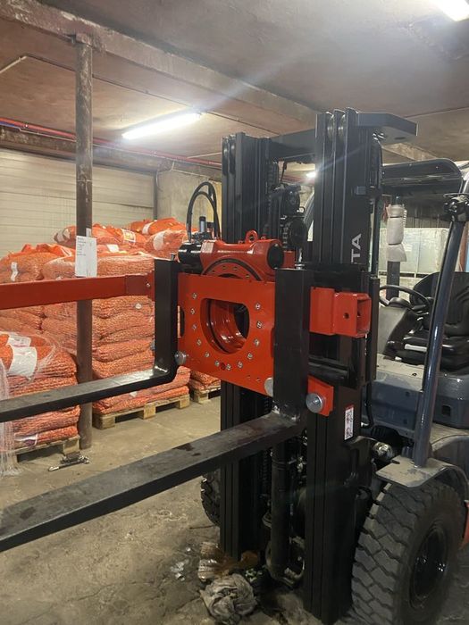 Obrotnica do wózka widłowego ciągnika EURORAMKA montaż wywrotnica