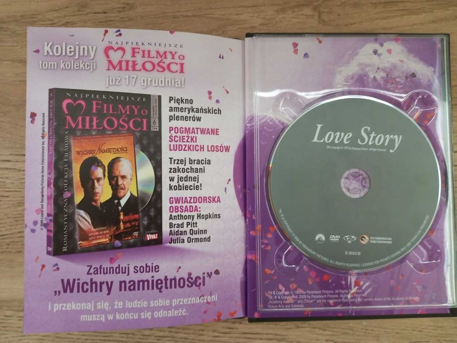 Love Story (flim DVD) + gratis do wyboru