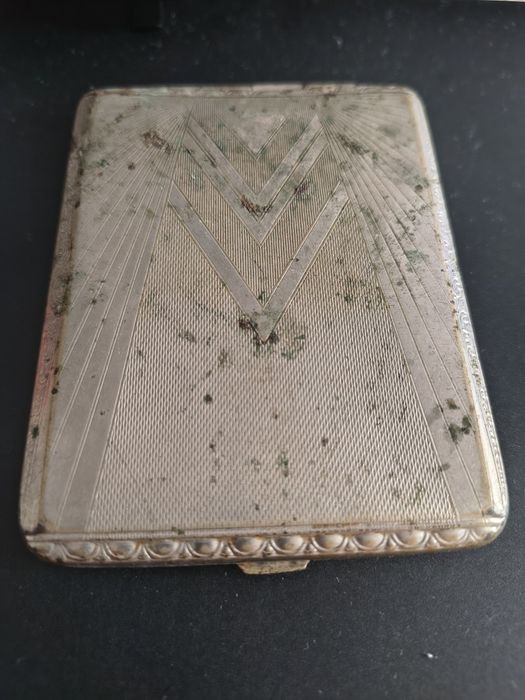 Stara papierośnica Antyk