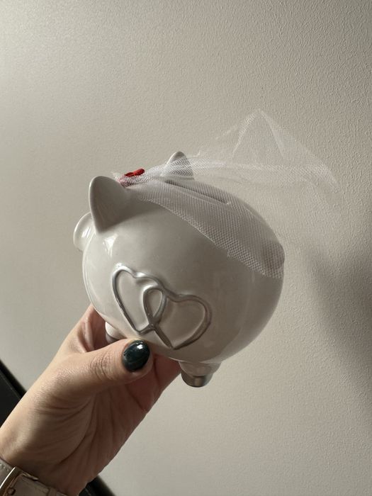 Slodka skarbonka na prezent slubny