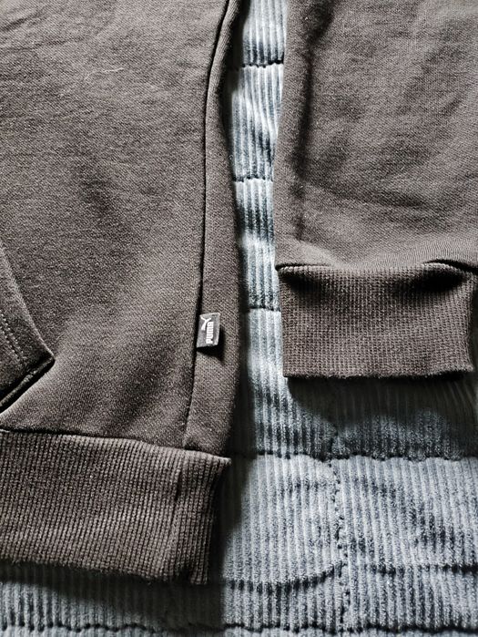 Puma czarna bluza z kapturem stan bdb
