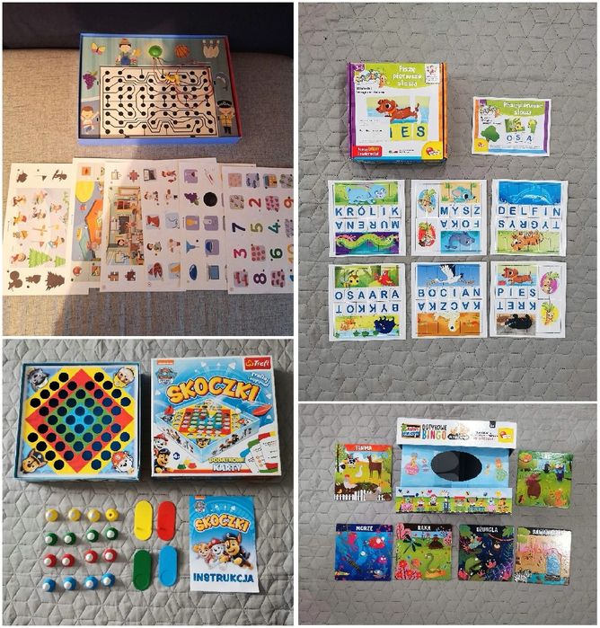 Gry i puzzle dla dziecka