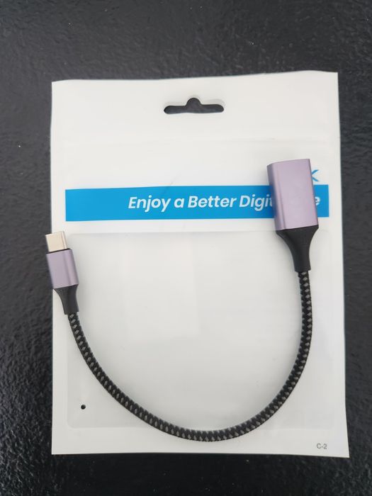 Кабель-адаптер USB-C на USB 3.0 OTG.