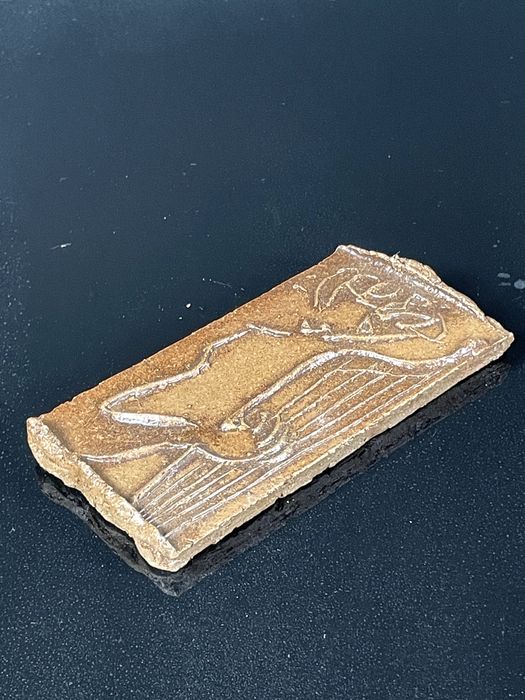 Plakieta ceramiczna ozdobna ceramiczna w nurcie secesji