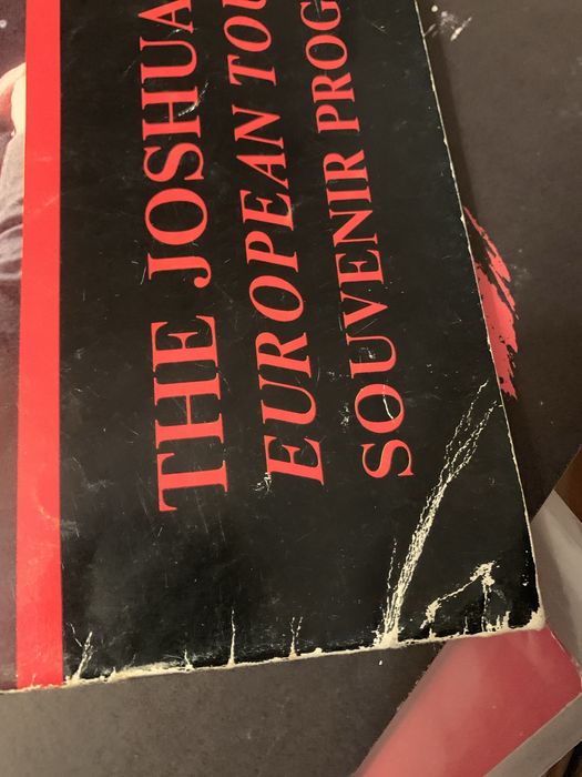 Programa U2 European Tour 1987