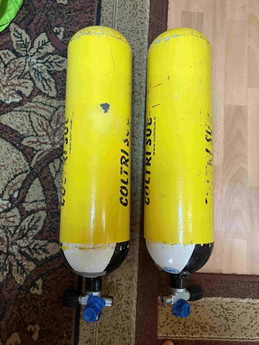 Butle nurkowe, stalowe 12 l, faber 250 bar