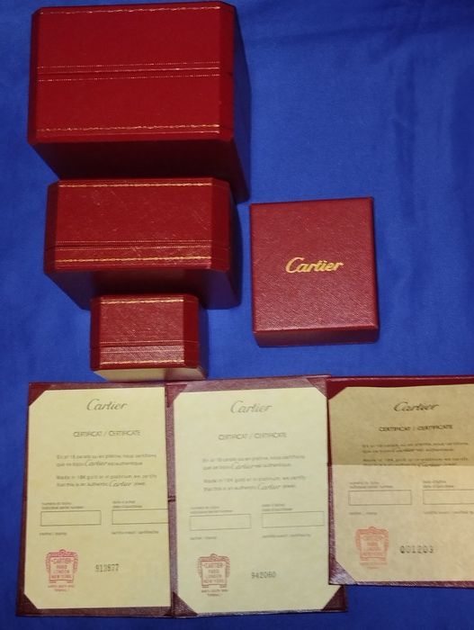 Коробка упаковка Cartier.