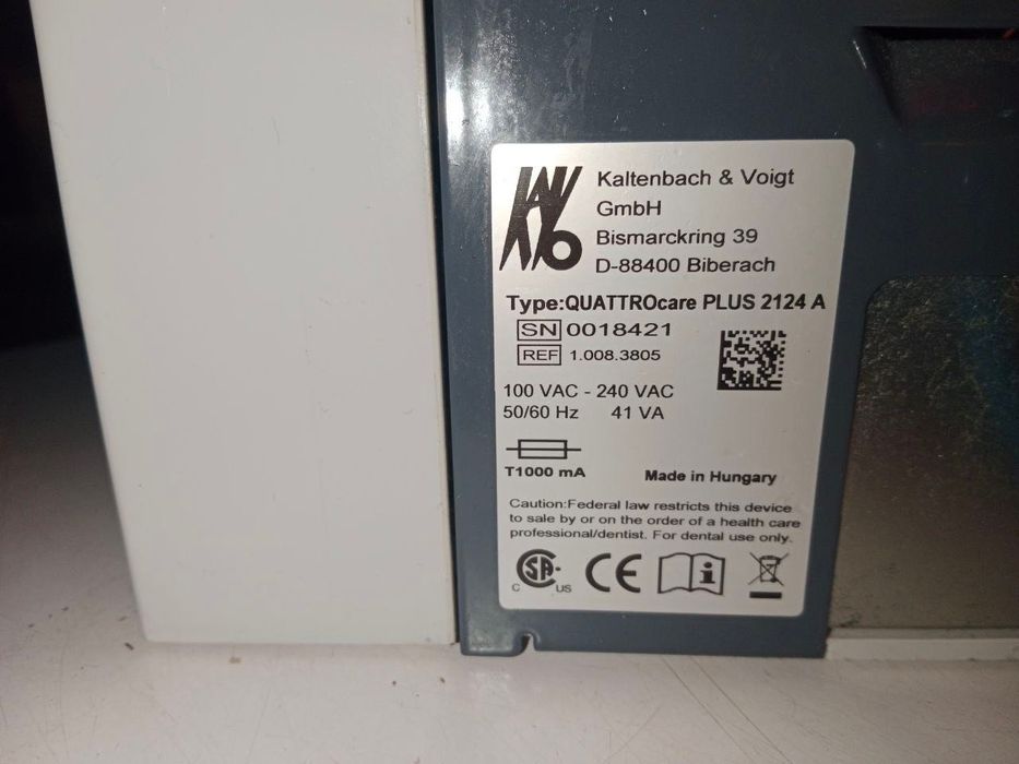 Продам стоматологічний автоматичний апарат KaVo QUATTROcare PLUS 2124А