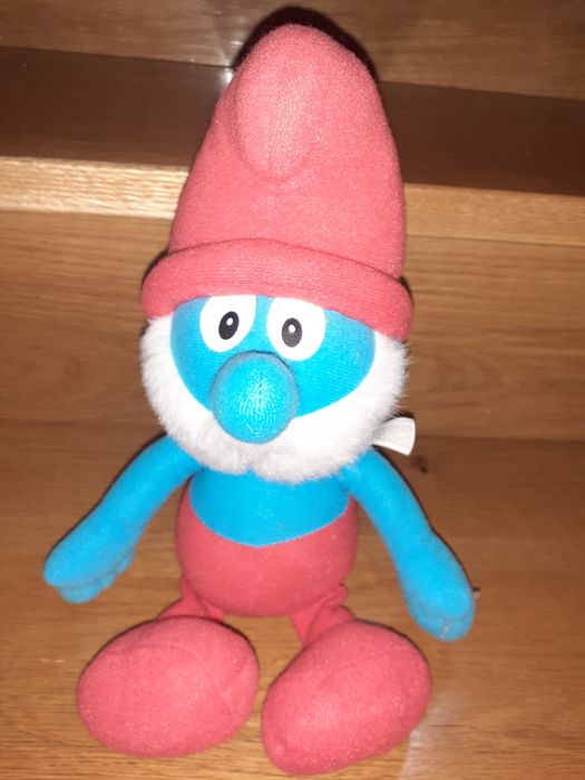 Boneco peluche smurf