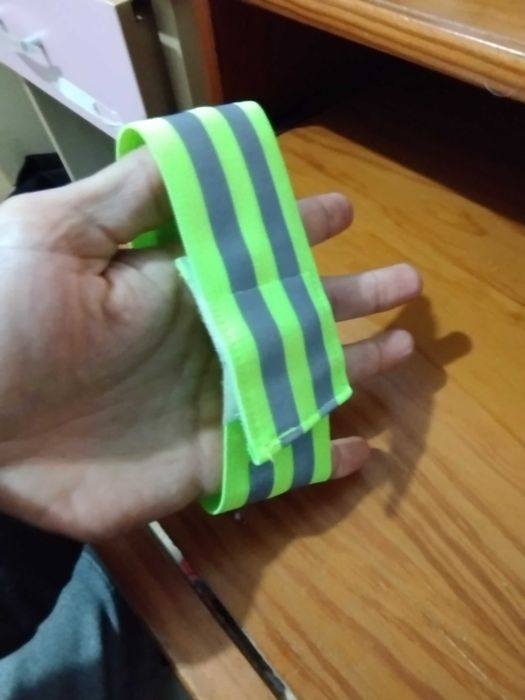 Fita refletiva braço para running, trail ou caminhadas à noite