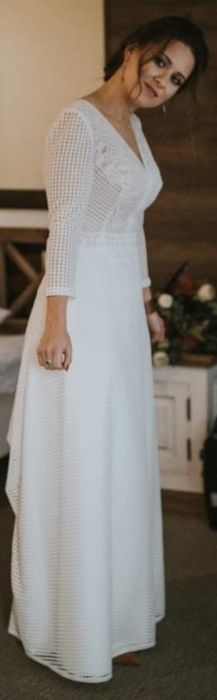 Lekka suknia ślubna