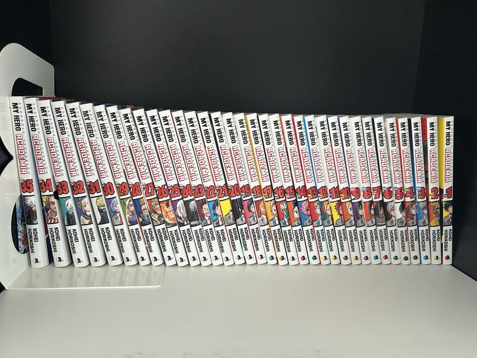 35 tomów „My hero academia”