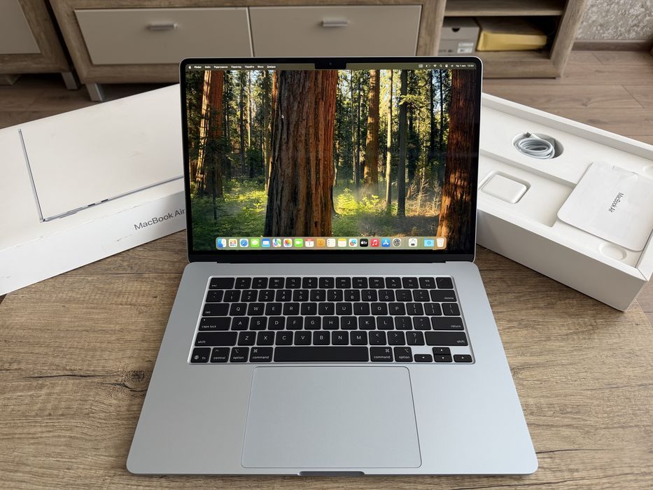 Макбук Apple MacBook Air 15,3" М4 16/512 Sky Blue, ИДЕАЛ, Гарантия!