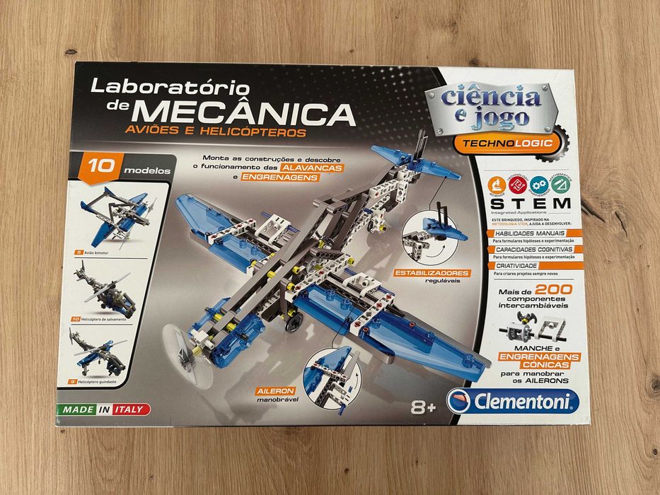 Clementoni - Laboratório de Mecânica - Aviões e Helicópteros