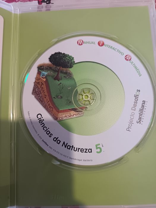 cd  rom   dvd manual interactivo multimédia ciências da natureza 5 ano