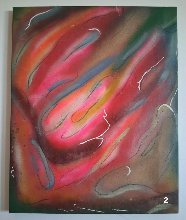 Quadros / Pinturas Abstratas a Óleo sobre Tela