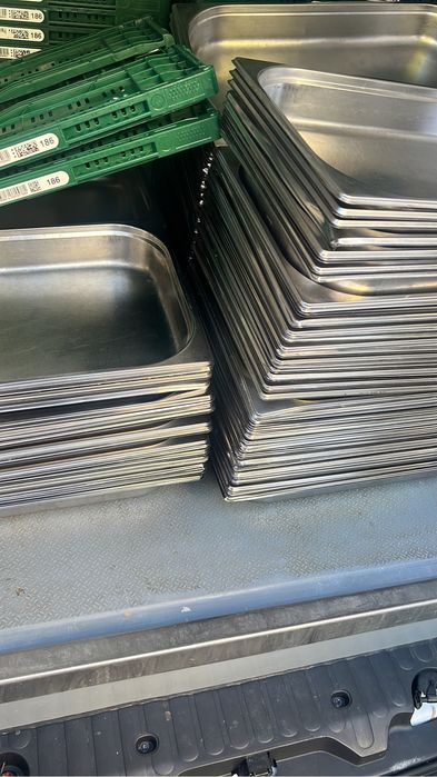 Tabuleiros Industriais em inox