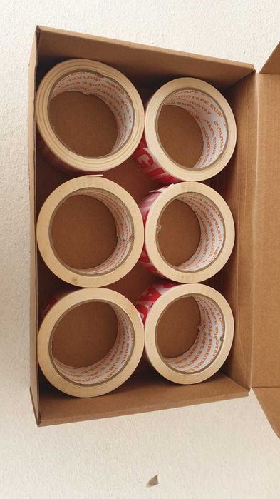 Fita Adesiva Identificadora para volumes “Frágil” 48mm x6 (NOVO)