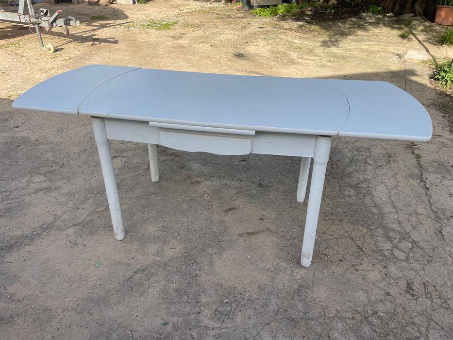 Mesa extensível branca