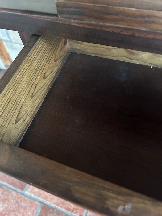 Drewniane meble ,lustro ,komoda,wieszak rzeźbione