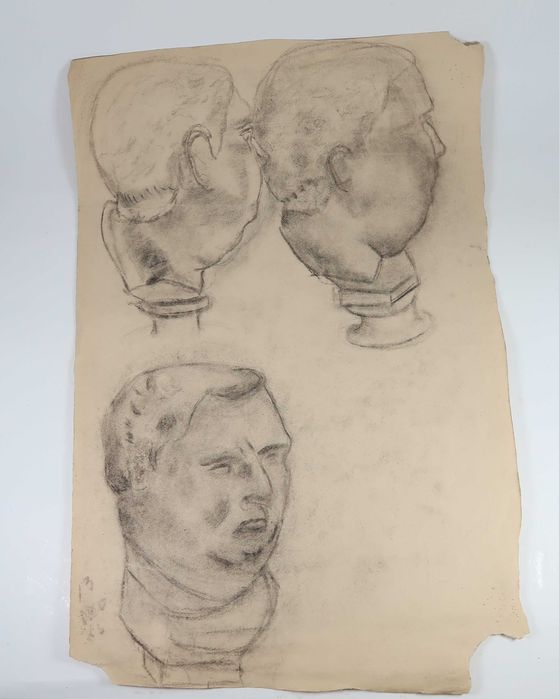 10 Desenhos Grandes provas para esculturas 1960s (Cabral ?)