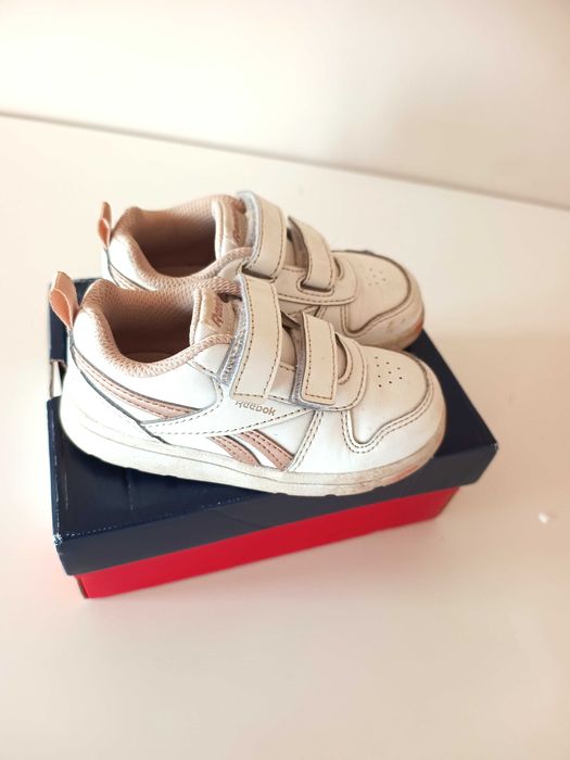 22,5cm białe buty dzieciece reebok trampki dzieciece dla dziewczynki