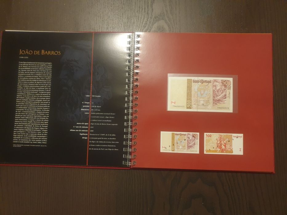 Últimos escudos Notas e Moedas - Primeiros Euros.