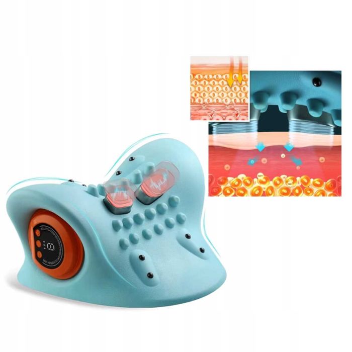 Poduszka masująca Shiatsu na szyję i ramiona: przenośny komfort